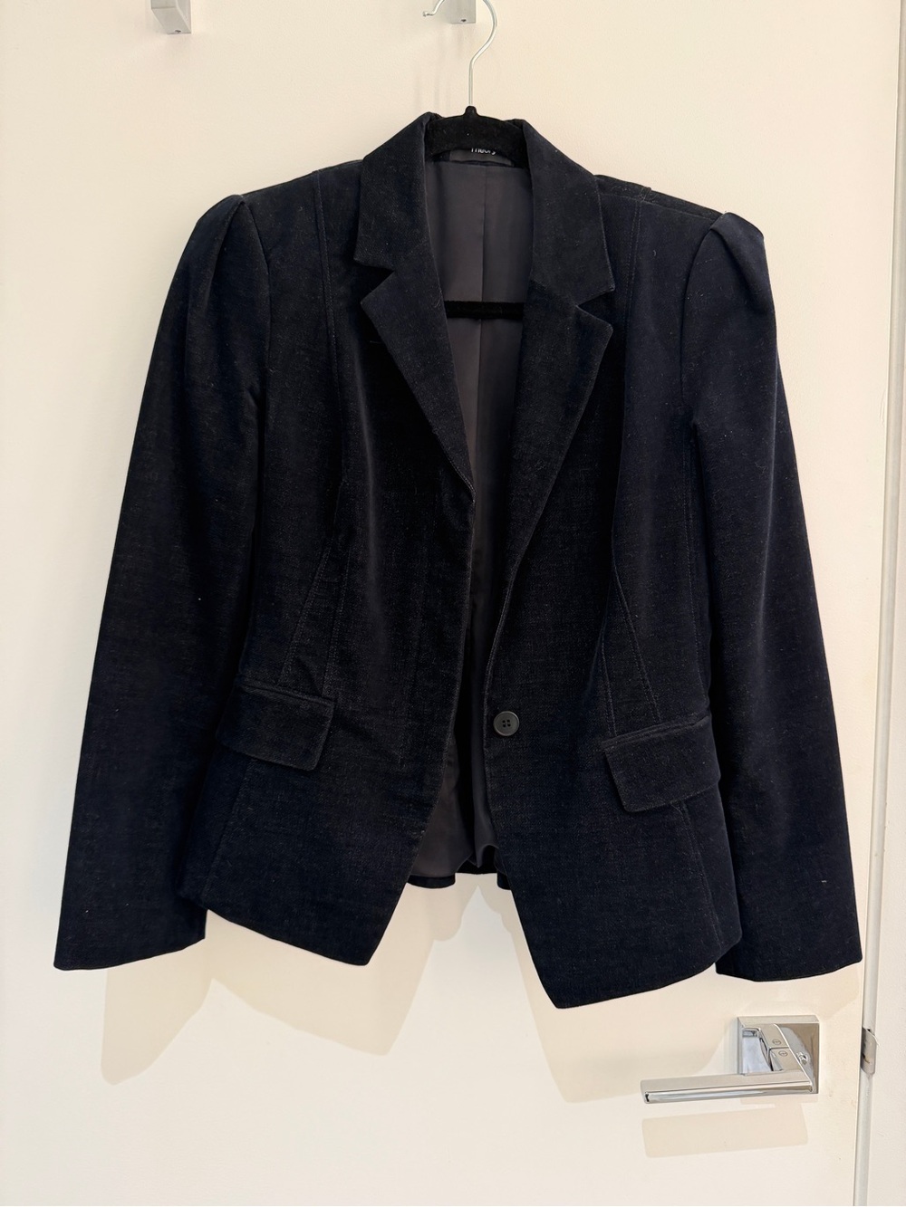 Theory Black Women's Single-Button Blazer